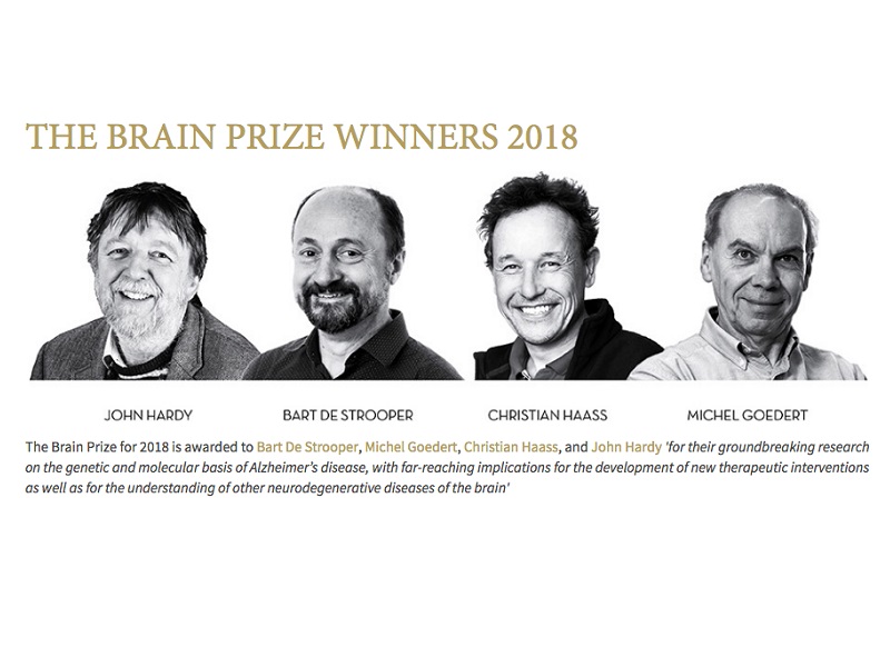 Brain Prize Winners Michel Goedert Bart de Strooper IMPRiND Neuronet